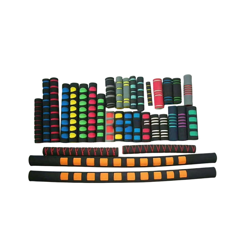 How does high-density closed-cell foam material ensure that handle toy foam tubes are soft, pressure-resistant, gentle on children's skin, and not easily broken?